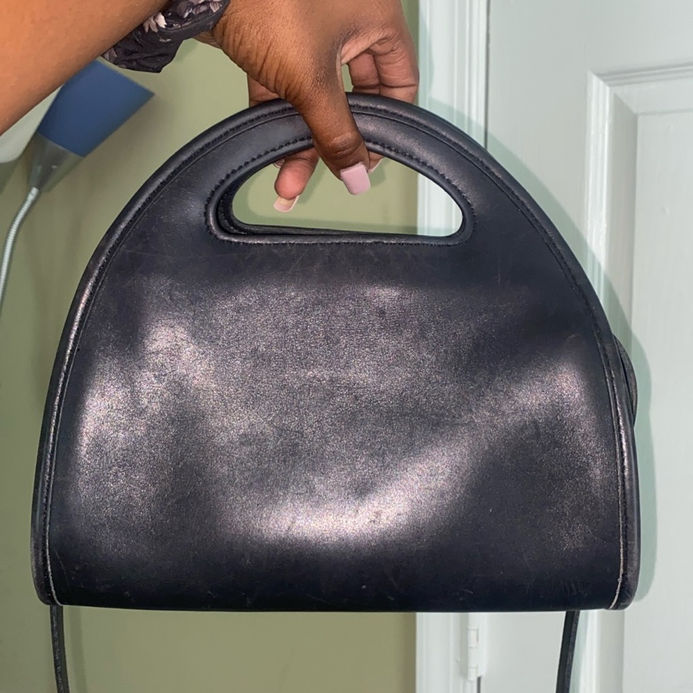Vintage Coach Carousel top handle crossbody bag 9942